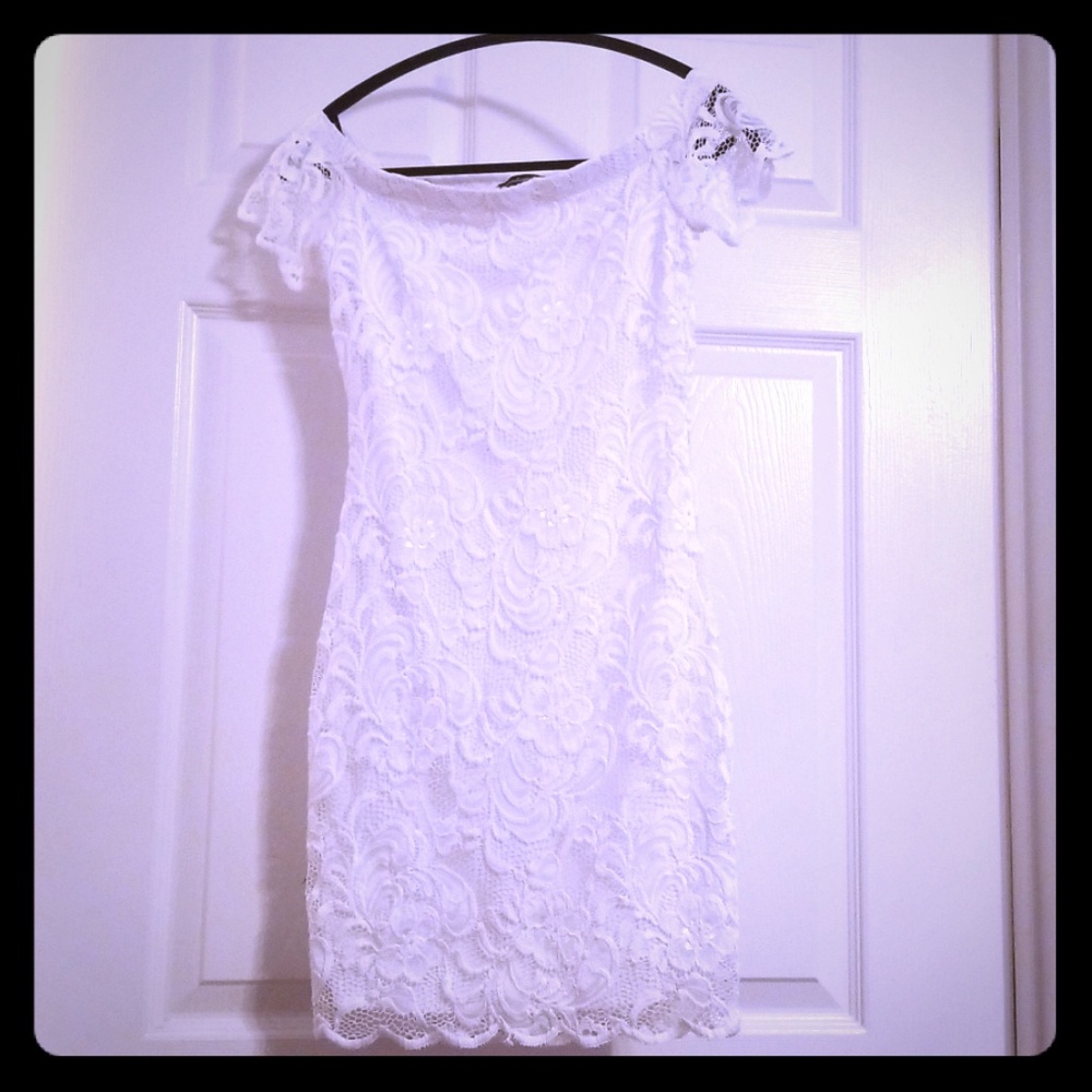 Sexy Off shoulder lace dress